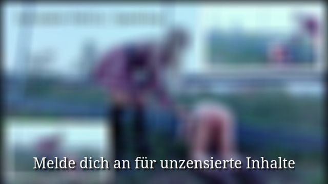 Public-Spanking am Autobahnzaun!
