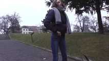 119007 Donna-Jo Pees Down The Park Steps