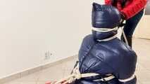 Breathplay Sebastien in 2 puffer jackets.