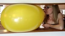Ballon under Druck (ängstliche Marie)