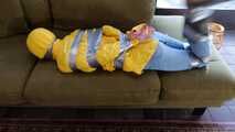 Myxxxy bound and gagged by an Intruder when she comes home after a walk in the rain