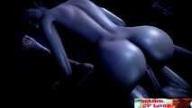 3D anime Tiffa fuck in the darkness
