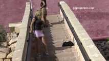 023096 Ewa Pees Down The Steps Of St Agatha's Tower