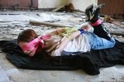 Anna hogtied in a lost place PICS