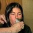 FIRST GRADE LATINA SCHOOL TEACHER MOUTH STUFFED WITH STINKY SOCK, DUCT TAPE GAGGED & TIED IN CHAIR, WRAP TAPE GAGGED, BAREFOOT, & F0RCED TO MAKE RANSOM CALL (D66-8)