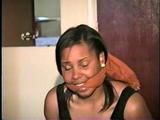 18 Yr OLD BLACK COLLEGE STUDENT WAKES UP CLEAVE GAGGED, BAREFOOT & TIGHTLY TIED TO A CHAIR (D53-6)
