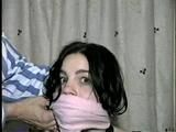 24 YR OLD GERMAN GIRL GRETCHEN IS HOMEMADE PLUG GAGGED, HANDGAGGED, MOUTH STUFFED, HOG-TIED, CLEAVE GAGGED, AND F0RCED TO SMELL HER STINKY HIGH HEEL SHOE (D54-15)