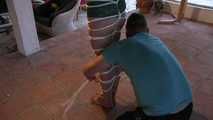 The Challenge - Muriel gets tied by Sasori