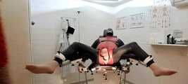 Tickled on the gynecological chair