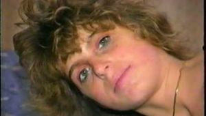 SEXY GO-GO DANCER BRANDI ON BED IN LINGERIE, WHITE PANTIES, & IS MOUTH STUFFED, CLEAVE GAGGED & BOUND TIGHT (D46-11)