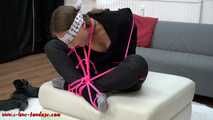 Tight bondage in pink
