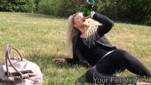 Her love for sparkling wine