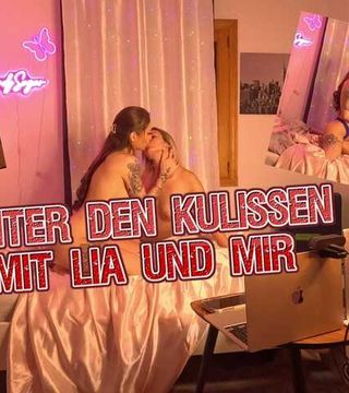 Behind the scenes with my girlfriend and me