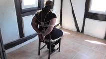 Sarah roped on chair 2/2