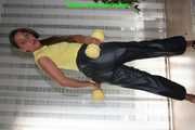 Get a huge package of 1430 pictures with Stella in shiny nylon rainwear from 2005-2008!