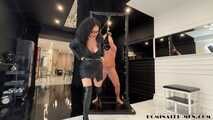 Lady Blackdiamoond Loves It When His Cock and Ball Are Hurt Like Hell