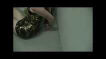 Amanda Bryant Handcuffed in the Stairwell