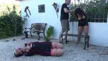  Bondage Loving Milfs Tied Up Outdoor
