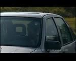 Nude car driving and walking