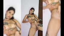 Hot latina teen selfie bikini dancing