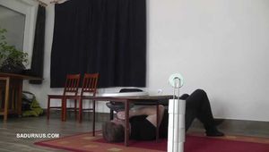 Amy Douxxx Pees Into Human Toilet