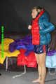 see Ronja and Stella wearing a lot of different downjackets and coats at the same time!