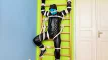 Breathplay in unbreathable, thick PVC overall.