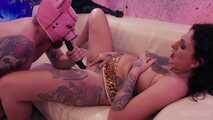 Lucy's horny cum piggy