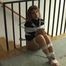 Anita in cuffs