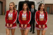 Cheerleader Cuffed For Transport