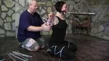 Extreme Ziptie Challenge for tattoeDMomo - her tightest one so far...
