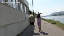 032043 Sam Takes A Huge  Pee Into The Danube