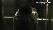 020043 Kathy Pees In An Elevator