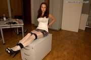 Merle - Being tied up in office 5