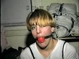 BONDAGE CUSTOM #9-B  TOES-TIED & BALL-GAGGED 