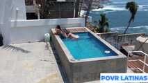 Busty Latina Letzy and Hot Russian Fucked on Vacation Trip