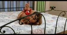 Kamilla - Hogtied with huge ball gag (video)