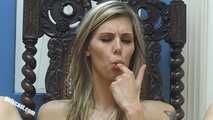 Ilona's hot strip and masturbation