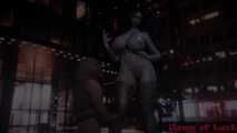 3D uggly dwarf fucks asian busty slut