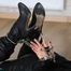 Irish 8 hogtied in leather