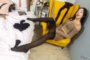 Hot slut is addicted to nylon (299 images)