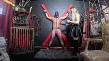 Violent forced ejaculation with the vibrating rod!