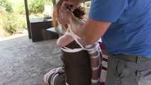 First hard Hogtie Challenge for Any Twist