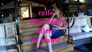 mature housewife alone at home