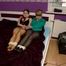 Leonie and Valentina - Tied in bed