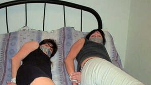 Sreadeagle and Papasan Tied