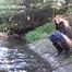 078048 Rachel Evans Takes A Spectacular Pee Into The River