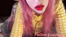 Orange Big Lips Bimbo Transformation