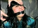 40 Yr OLD HAIRDRESSER WRAP TAPE GAGGED & BALL-TIED 8:48 (D21-9)