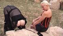 Sissy Outdoor Abgefickt